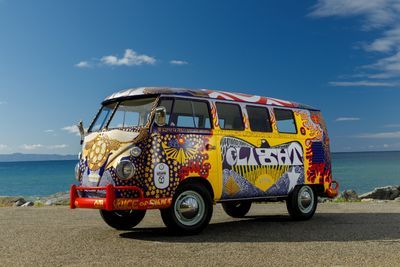 Volkswagen featured the Woodstock Bus!